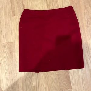 Tahari Pencil Skirt in a Burgundy Red